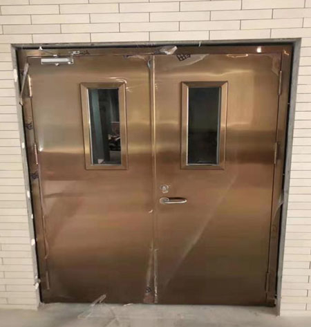 不锈钢防火门安装